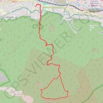 Itinéraire Carpiagne par source et Sabatier - Retour Boucar Source, distance, dénivelé, altitude, carte, profil, trace GPS