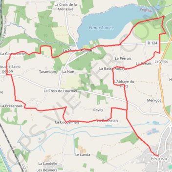 Itinéraire Circuit du Bellion - Fégréac, distance, dénivelé, altitude, carte, profil, trace GPS