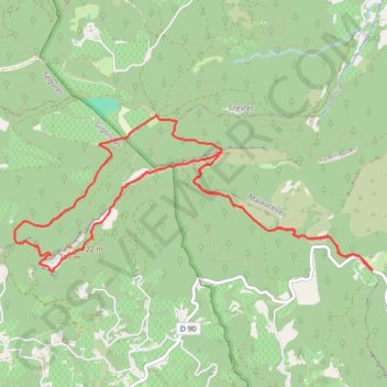 Itinéraire Mont Saint Amand, distance, dénivelé, altitude, carte, profil, trace GPS