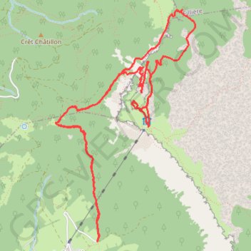 Itinéraire Boucle du Parmelan, distance, dénivelé, altitude, carte, profil, trace GPS