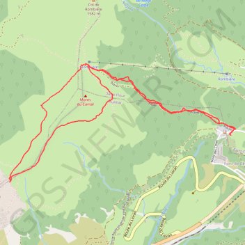Itinéraire Puy Griou, distance, dénivelé, altitude, carte, profil, trace GPS