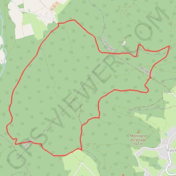 Itinéraire Chemins du Cœur des Vosges - Les Grands Bois, distance, dénivelé, altitude, carte, profil, trace GPS