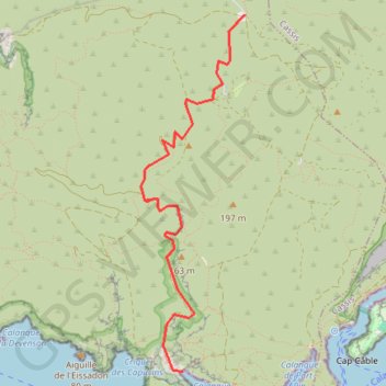 Itinéraire Calanques d'En-Vau, distance, dénivelé, altitude, carte, profil, trace GPS