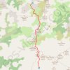 Itinéraire Tightjettu - Carruzo, distance, dénivelé, altitude, carte, profil, trace GPS