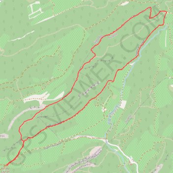 Itinéraire Crete du Cayron par le Fenouillet, distance, dénivelé, altitude, carte, profil, trace GPS