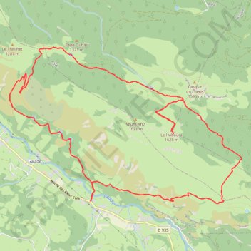 Itinéraire Le Haboura-13782797, distance, dénivelé, altitude, carte, profil, trace GPS