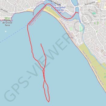 Itinéraire SailFreeGps_2022-08-11_16-15-55, distance, dénivelé, altitude, carte, profil, trace GPS