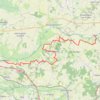 Itinéraire Torxé vers Champdolent Rives Boutonne 55 kms, distance, dénivelé, altitude, carte, profil, trace GPS