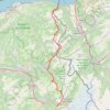 Itinéraire Du Léman au Mont Blanc, distance, dénivelé, altitude, carte, profil, trace GPS