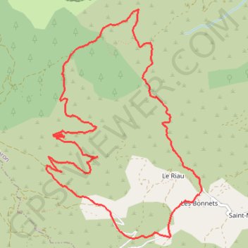 Itinéraire Ravin de Brison, distance, dénivelé, altitude, carte, profil, trace GPS