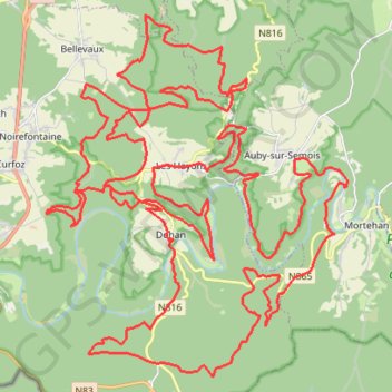 Itinéraire Raid des sorcières, distance, dénivelé, altitude, carte, profil, trace GPS