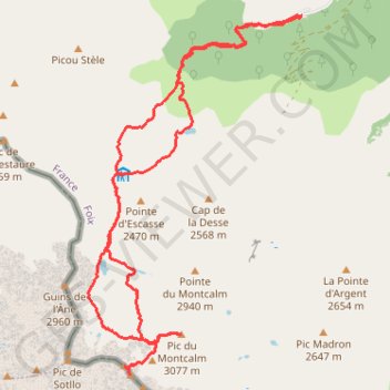 Itinéraire Patrice_BOUTET_2022-08-10_05-19-17, distance, dénivelé, altitude, carte, profil, trace GPS