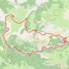 Itinéraire Rocamadour, le chemin de l'escargot, distance, dénivelé, altitude, carte, profil, trace GPS