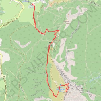 Itinéraire Moucherotte, distance, dénivelé, altitude, carte, profil, trace GPS