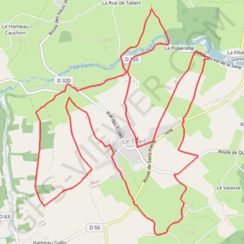 Itinéraire Le Theil (50330), distance, dénivelé, altitude, carte, profil, trace GPS