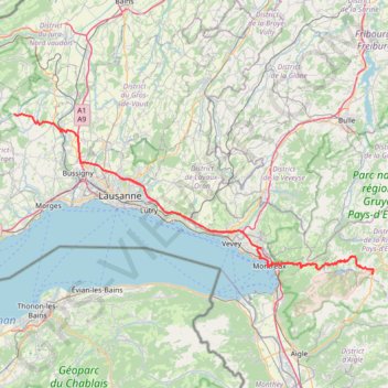 Itinéraire 21-SEP-14 19:18:51, distance, dénivelé, altitude, carte, profil, trace GPS