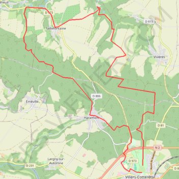 Itinéraire Forêt de Retz, distance, dénivelé, altitude, carte, profil, trace GPS