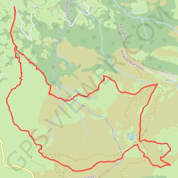 Itinéraire Turon d'Ompré depuis Arbéost, distance, dénivelé, altitude, carte, profil, trace GPS