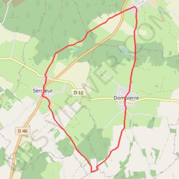 Itinéraire Chemins du Cœur des Vosges - Le Haut du Loup, distance, dénivelé, altitude, carte, profil, trace GPS