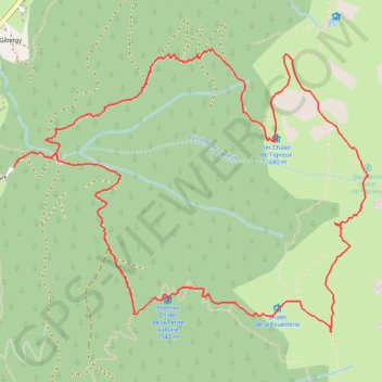 Itinéraire La Montagne de Tigneux depuis le Grand Thiervoz, distance, dénivelé, altitude, carte, profil, trace GPS