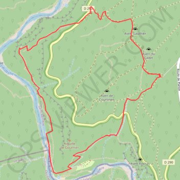 Itinéraire Le dolmen du chanet, distance, dénivelé, altitude, carte, profil, trace GPS