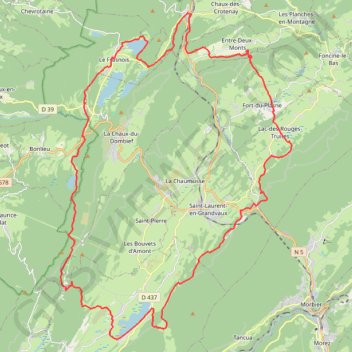 Itinéraire TRACE INTEGRALE, distance, dénivelé, altitude, carte, profil, trace GPS