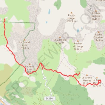 Itinéraire Patrmoine militaire col du granon, distance, dénivelé, altitude, carte, profil, trace GPS