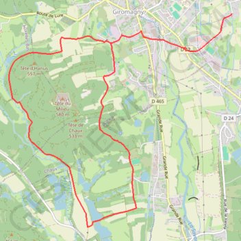 Itinéraire Le Fort Dosner_V1, distance, dénivelé, altitude, carte, profil, trace GPS