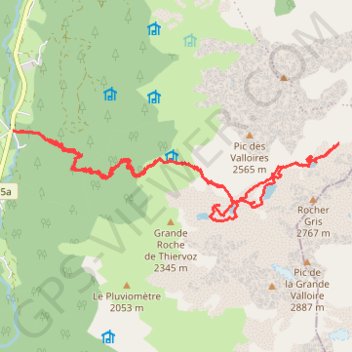 Itinéraire Col de la Valloire, distance, dénivelé, altitude, carte, profil, trace GPS