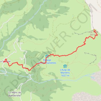 Itinéraire Col de la Tulle, distance, dénivelé, altitude, carte, profil, trace GPS