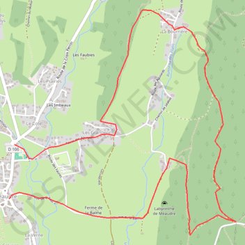 Itinéraire Marche nordique La Croix Servagnet, distance, dénivelé, altitude, carte, profil, trace GPS