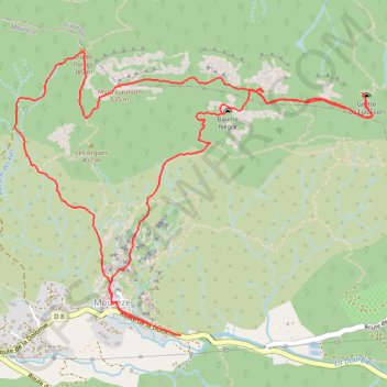 Itinéraire Cirque de moureze, distance, dénivelé, altitude, carte, profil, trace GPS