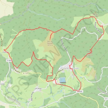 Itinéraire Le Pic de Nore, distance, dénivelé, altitude, carte, profil, trace GPS