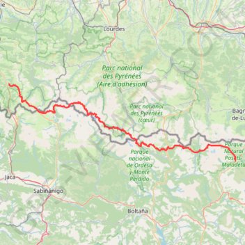Itinéraire Traversée des Pyrénées de Borce à Benasque, distance, dénivelé, altitude, carte, profil, trace GPS
