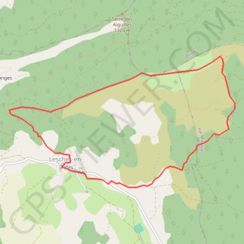 Itinéraire Montagne du Puy, distance, dénivelé, altitude, carte, profil, trace GPS