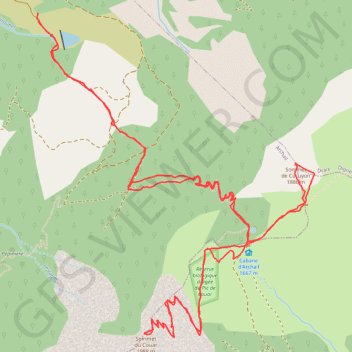 Itinéraire Sommets du Couard et du Cucuyon, distance, dénivelé, altitude, carte, profil, trace GPS
