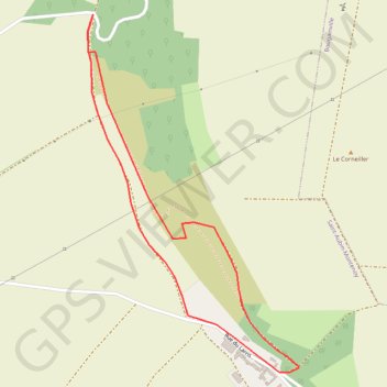 Itinéraire La montagne de Montenoy - Saint-Aubin-Montenoy, distance, dénivelé, altitude, carte, profil, trace GPS