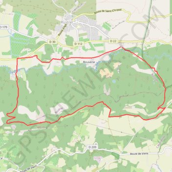 Itinéraire Colorado Provencal, distance, dénivelé, altitude, carte, profil, trace GPS