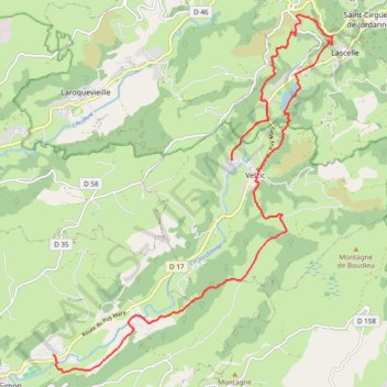 Itinéraire Velzic Trail, distance, dénivelé, altitude, carte, profil, trace GPS