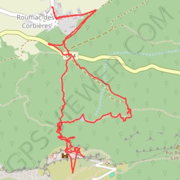 Itinéraire Peyrepertuse, distance, dénivelé, altitude, carte, profil, trace GPS