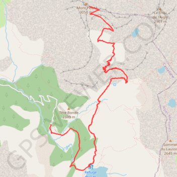 Itinéraire été 2019-J4b- lac d'Allos- mt Pelat- lac d'Allos- parking Laus, distance, dénivelé, altitude, carte, profil, trace GPS