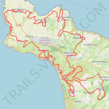 Itinéraire VTT 100km, distance, dénivelé, altitude, carte, profil, trace GPS