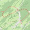 Itinéraire La Grotte du Célary - Lamoura, distance, dénivelé, altitude, carte, profil, trace GPS
