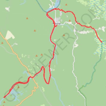 Itinéraire 🚤 Trace de la Marina de Roura a Crique Saint Martin a Conté River, distance, dénivelé, altitude, carte, profil, trace GPS