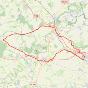 Itinéraire Rando de printemps - parcours moyen, distance, dénivelé, altitude, carte, profil, trace GPS