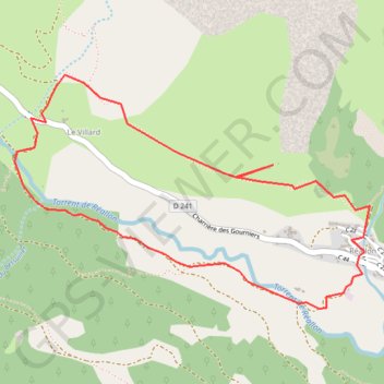Itinéraire Fort de Réallon, distance, dénivelé, altitude, carte, profil, trace GPS