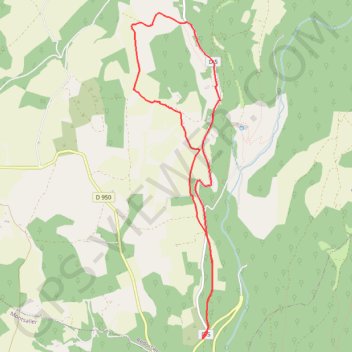 Itinéraire Le Contadour, distance, dénivelé, altitude, carte, profil, trace GPS