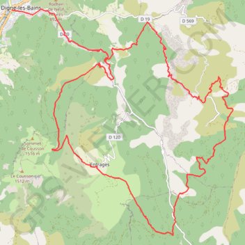 Itinéraire La Grande Boucle, distance, dénivelé, altitude, carte, profil, trace GPS