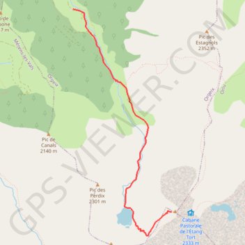 Itinéraire Lac d'Aygue Longue et Pic de l'Homme, distance, dénivelé, altitude, carte, profil, trace GPS