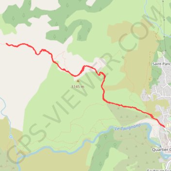 Itinéraire Arcu di u Scandulaghiu ou l'Arche de Corte, distance, dénivelé, altitude, carte, profil, trace GPS